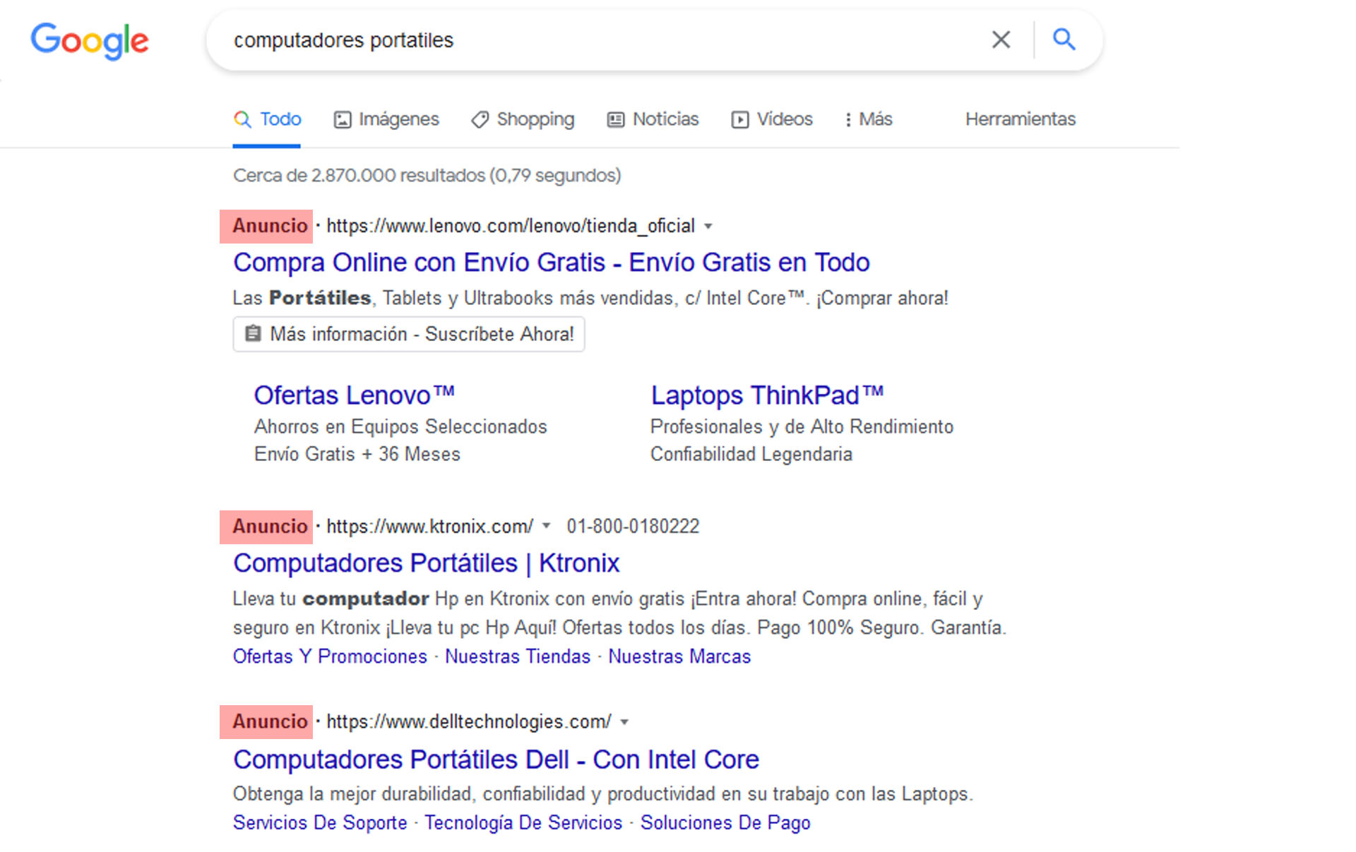 Creación del anuncio para generar más visitas a tu sitio web
